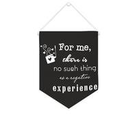 Yelolyio Striscione da parete in tela con citazione ispiratrice per me, "There Is No such Thing As A Negative Experience", decorazione da parete per casa e ufficio, 25,4 x 30,5 cm, in tela, regalo per