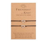 YELUWA 2/3/4/5 Pezzi Sorelle Bracciale Migliore Amicizia BFF Bestie Cuore Corrispondente Lunga Distanza Bracciali Regalo per Ragazze adolescenti Donne Madre Figlia