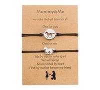 YELUWA 2/3/4/5 Pezzi Sorelle Bracciale Migliore Amicizia BFF Bestie Cuore Corrispondente Lunga Distanza Bracciali Regalo per Ragazze adolescenti Donne Madre Figlia