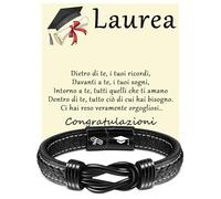 YELUWA Bracciale Regalo Di Laurea per Lui Uomo Ragazzo