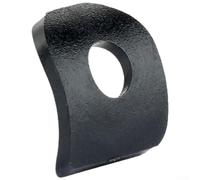 Yelvera 10 distanziatori per reggisella in lega di rame, per tubi interni con foro M5, forma curva, riduce l'attrito sui morsetti del sedile (plastica)