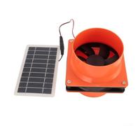 Yelvera 12V 10W Kit Ventilatore di Scarico Solare Con Pannello Solare ABS Progettato Per Lo Scambio D'aria Del Condotto Rotondo In Attic Serra RV Setup