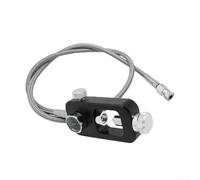 Yelvera Adattatore per valvola sommergibile integrata per tubi argentati, 91,4 cm, per test di pressione da 5000 PSI in ambienti di laboratorio (nero)