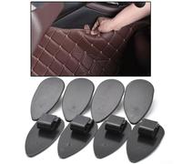 Yelvera Clip per tappetini auto, confezione da 8 fermi in plastica per tenere fermi tappeti e tutti i tipi di tappetini interni (nero)