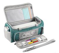 Yelvera Custodia in nylon resistente ai graffi costruita per macchina da taglio Cricut Joy Xtra Smart con layout accurato per strumenti e materiali (verde)