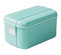 Yelvera Dispenser di sapone schiumoso a base di rullo con coperchio coperto e base di drenaggio mantiene il sapone asciutto e supporta la produzione di schiuma costante (B)