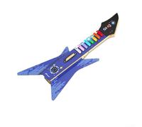 Yelvera Kit per chitarra acustica per bambini, in legno, per principianti, montaggio e suono, con struttura in materiale naturale, risposta delle corde reale e integrazione delle abilità progressive