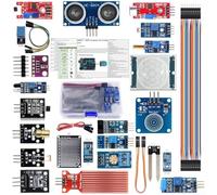 Yelvera Kit sensore 22 pezzi per curriculum robotica con sensore di pressione TTP223B sensore touch e modulo a infrarossi per evitare ostacoli