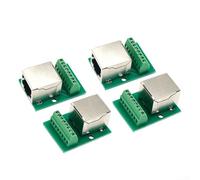 Yelvera Per scheda adattatore di rete compatibile con RJ45, confezione da 4 con struttura robusta per l'uso in router, hub e infrastrutture di rete