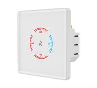 Yelvera Per Tuya WiFi Smart Boiler Switch 40A Touch Control Water Heater Switch Compatibile con Alexa e Google Assistant (bianco)