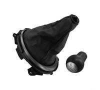 Yelvera Pomello del cambio manuale a 5 velocità per Honda Fit e Jazz 2009 2015 in plastica ABS di alta qualità e struttura in metallo (testa + copertura)