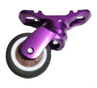 Yelvera Ruota girevole omnidirezionale da 32 mm compatibile con biciclette pieghevoli BROMPTON dotate di parafanghi approvati dalla linea A C T P (argento)