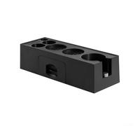 Yelvera Stazione di pressatura compatta in ABS per espresso, con bussolatrice e supporto regolabile per portafiltro per 51-58 mm