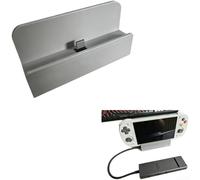Yelvera Supporto per retroid Pocket 5 che supporta l'integrazione di docking station esterne e funzionalità di piegatura a 90 gradi di tipo C (grigio)