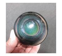 YELVQI Cristallo naturale quarzo arcobaleno ossidiana sfera energia Reiki pietra casa ufficio acquario decorazione accessori pietra preziosa supporto spirituale (dimensioni: 5-5,5 cm)