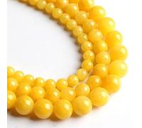 YELVQI Nappa Pietra Naturale Blu Rosa Chalcedony Jades Branelli Rotondi Perline sfuse per la Fabbricazione dei Gioielli 4/6/8/10 / 12mm Accessori del Braccialetto di DIY