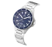 YEMA Navygraf Marine Nationale Blu Acciaio Quarzo Orologio Uomo