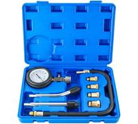 YEMAJIE Tester di compressione per benzina e diesel, tester di pressione dell'olio per moto, misurazione della compressione per auto, M10 M12 M14 M18 0-20 bar e 0-300 psi