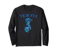 Yemaya Orishas Goddess Ifa Yoruba Religion Gift Water Black Maglia a Manica