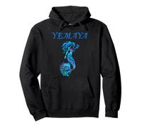 Yemaya Orishas Goddess Ifa Yoruba Religion Gift Water Deity Felpa con Cappuccio