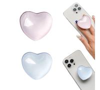 YEMVAR 2 Pezzi Supporto per Cellulare con Supporto, Impugnatura Smartphone, Impugnatura Smartphone, Cellular Grip per Cellulare Cuore, Base Estensibili Accessori per Hands Free,Scalabile