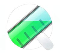 YENDOSTEEN Grandi tappetini per Mouse Rotondi di Scienza di Chimica su Misura, Tappetino per Mouse Rotondo dell'ufficio della provetta