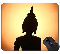 YENDOSTEEN Il Tappetino per Mouse di Gioco di Citazioni di Vita, Buddha Oggi Non Cammina, dovrà Eseguire Tomorrow Mouse Pads