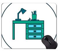 YENDOSTEEN Mappa Tappetino per Mouse da Gioco in Gomma Antiscivolo, Non mollare mai Parole con Il Tappetino per Mouse in Gomma per Ufficio