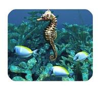 YENDOSTEEN Mousepad MP7402 per mouse da gioco rettangolo di Seahorse e pesce sotto il mare