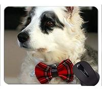 YENDOSTEEN Perros Pastor Alemán Cachorros Alfombrillas de ratón para juegos, Border Collie Alfombrillas de ratón personalizadas para juegos rectangulares...