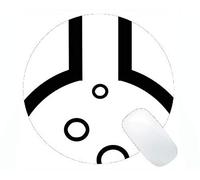 YENDOSTEEN Scienza Astrazione Astrazione Chimica Genetica Rotondi Tappetini per Mouse, Mouse per Ufficio