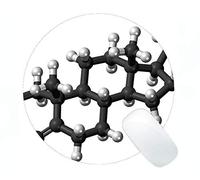 YENDOSTEEN Tamponi per Mouse Rotondi del Laboratorio di Chimica su Misura, Cuscinetto di Topo Rotondo dell'ufficio diidroprogesterone