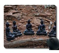 YENDOSTEEN Tappetini per Mouse Personalizzati, filosofia della Vita, Grande comprensione, Tappetino per Mouse Buddista in Gomma Antiscivolo