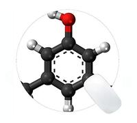 YENDOSTEEN Tappetini per Mouse Rotondi Cool Science Personalizzati, Tappetino per Mouse Rotondo in xilenolo con Bordi cuciti