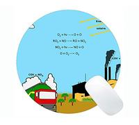 YENDOSTEEN Tappetini per Mouse Rotondi Studen di Chimica della Fisica Tappetino per Mouse con Base in Gomma Antiscivolo su Misura