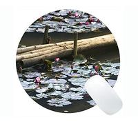 YENDOSTEEN Tappetino per Il Mouse Round di Gioco Lotus Flowers Serenity - Tappetini per Mouse Lily Round