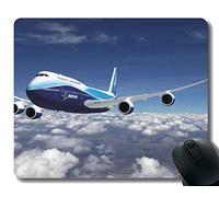 YENDOSTEEN Tappetino per mouse antiscivolo per mouse mousepad, tappetino per mouse per auto Boeing 747, tappetino per mouse con base in gomma antiscivolo