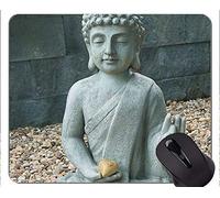 YENDOSTEEN Tappetino per Mouse Antiscivolo, Tappetino per Mouse in Gomma dell'anima del Buddha
