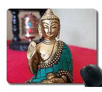 YENDOSTEEN Tappetino per Mouse da Gioco, all Beings, from No Beginning, Tappetino per Mouse Buddismo con Bordo Cucito