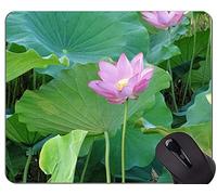YENDOSTEEN Tappetino per Mouse da Gioco d'Arte Sacra con Fiore Sacro Lotus Flower - Tappetino per Mouse con Base in Gomma Antiscivolo