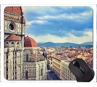 YENDOSTEEN Tappetino per Mouse da Gioco in Gomma Antiscivolo, Pad del Mouse Firenze Enrich con Bordi cuciti