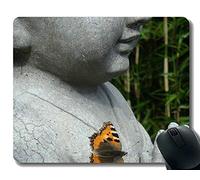 YENDOSTEEN Tappetino per Mouse da Gioco, lasciami Cadere Tutto e Lavora sul Tuo Problema, tappetini per Mouse a Farfalla