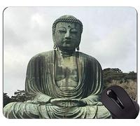 YENDOSTEEN Tappetino per Mouse da Gioco, Padiglione per Mouse in Gomma con Statue di Grande Buddha in Giappone