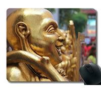 YENDOSTEEN Tappetino per Mouse da Gioco, se sai, Ci Vediamo, Tappetino per Mouse Buddha con Bordo Cucito