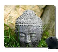 YENDOSTEEN Tappetino per Mouse da Gioco, Stupid Bird First Fly, Tappetino per Mouse in Gomma Antiscivolo con Testa di Buddha