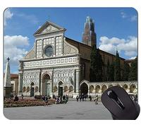 YENDOSTEEN Tappetino per Mouse da Gioco, Tappetino per Mouse in Similpelle con Scultura in Marmo di Santa Maria Novella