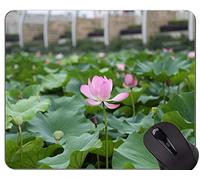 YENDOSTEEN Tappetino per Mouse Floreale Zen Lotus Flower Personalizzato - Tappetini per Mouse da Gioco Personalizzati rettangolo Lotus