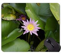 YENDOSTEEN Tappetino per Mouse Floreale Zen Lotus Flower - Tappetino per Mouse in Gomma Lotus