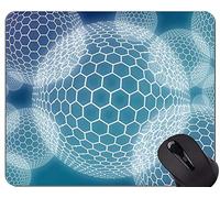 YENDOSTEEN Tappetino per Mouse per Giochi di Chimica Occulto di alchimia, Pad per Mouse Esagonale con Bordi cuciti