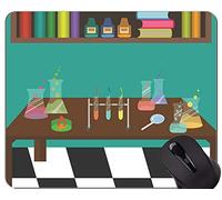 YENDOSTEEN Tappetino per Mouse per Giochi di Chimica Occulto di alchimia, Tappetino per Mouse da Laboratorio Chimico con Bordi cuciti